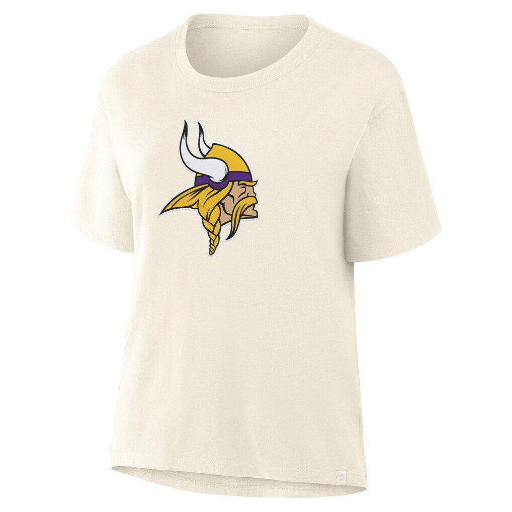 Minnesota Vikings Women's Dove Legacy T-Shirt Cream