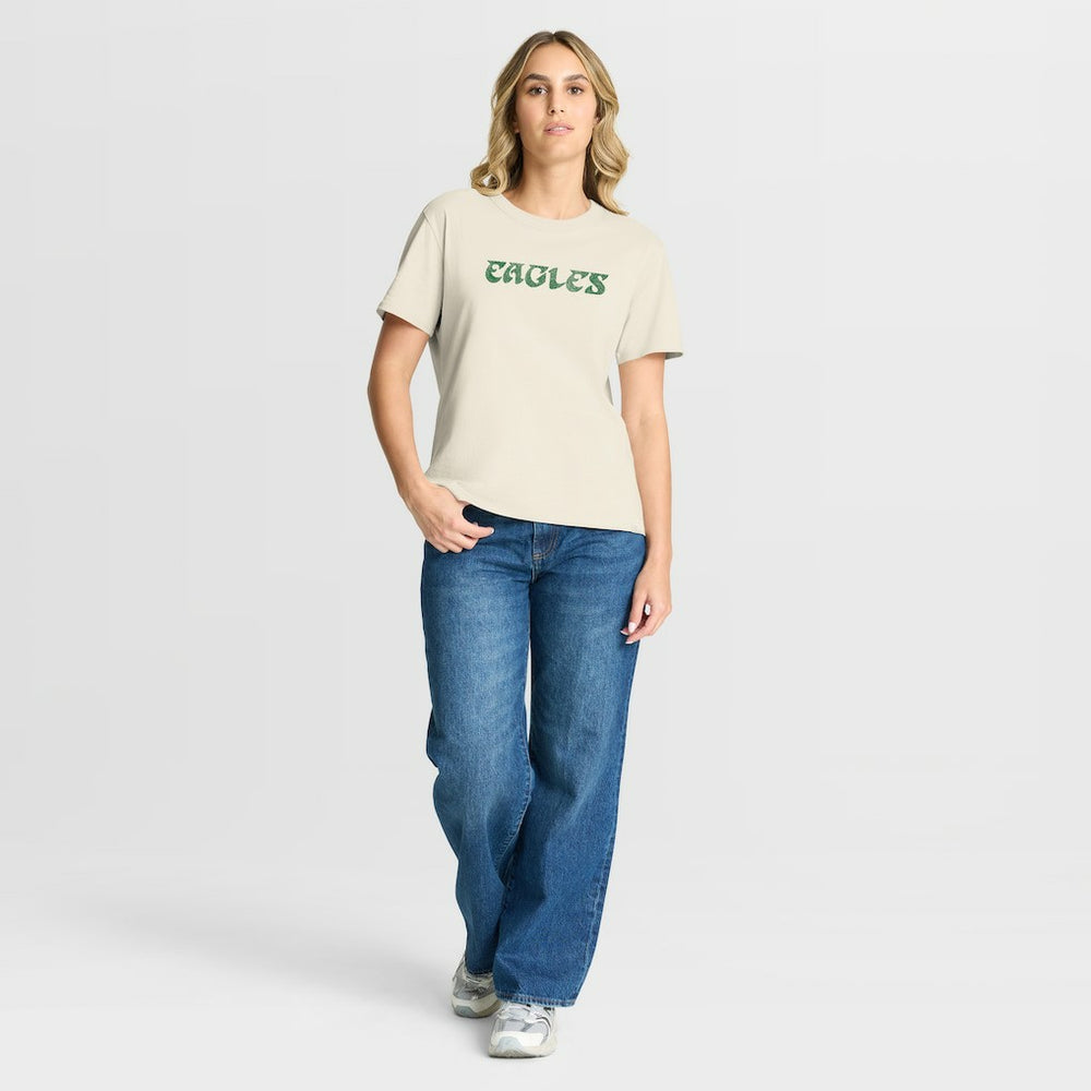 Philadelphia Eagles Women's Dove Legacy T-Shirt Cream