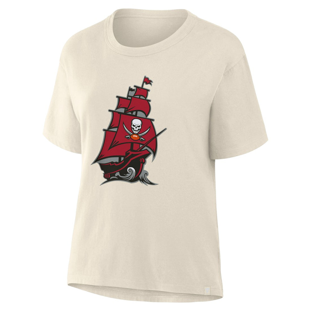 Tampa Bay Buccaneers Women's Dove Legacy T-Shirt Cream