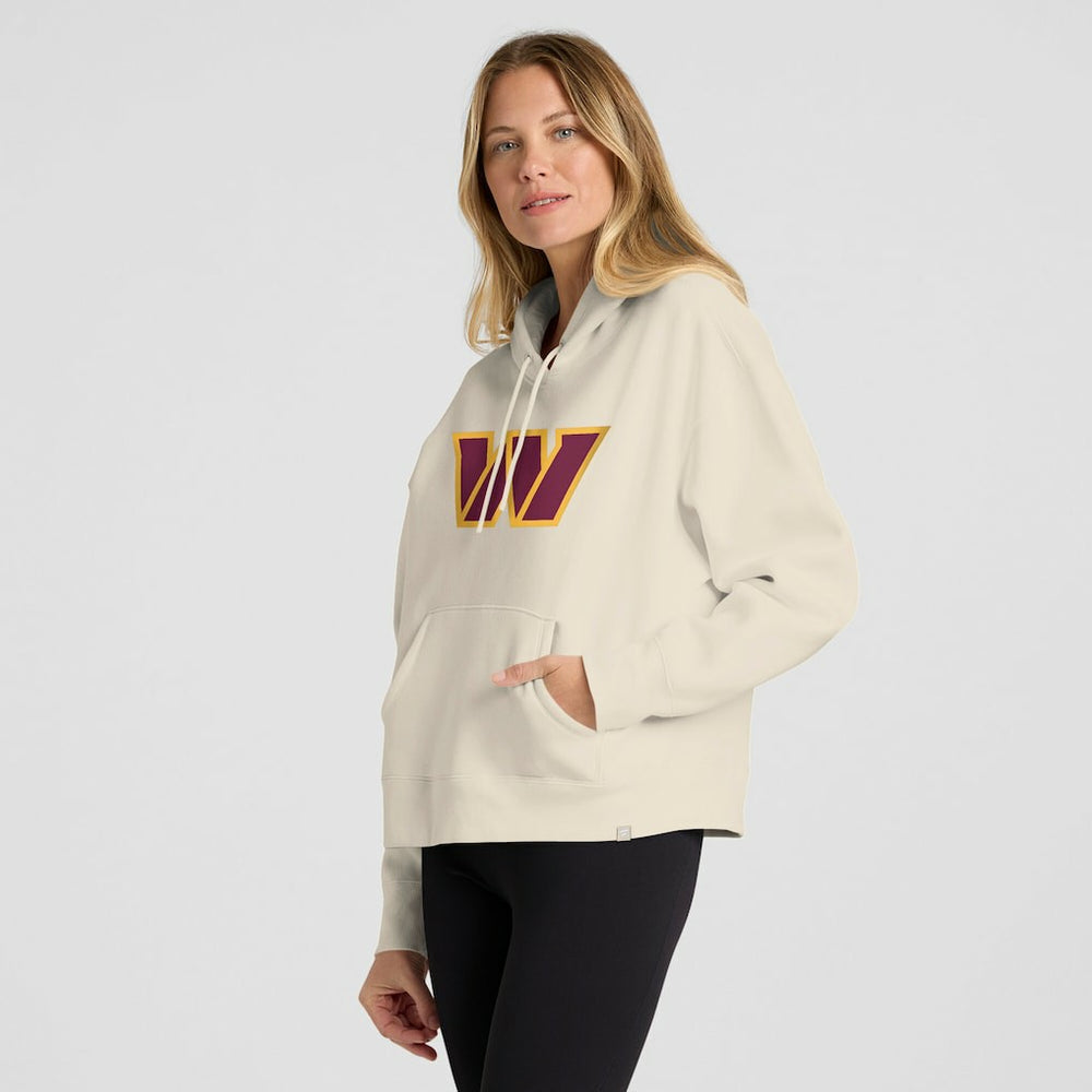 Washington Commanders Women's Dove Legacy Pullover Hoodie Cream