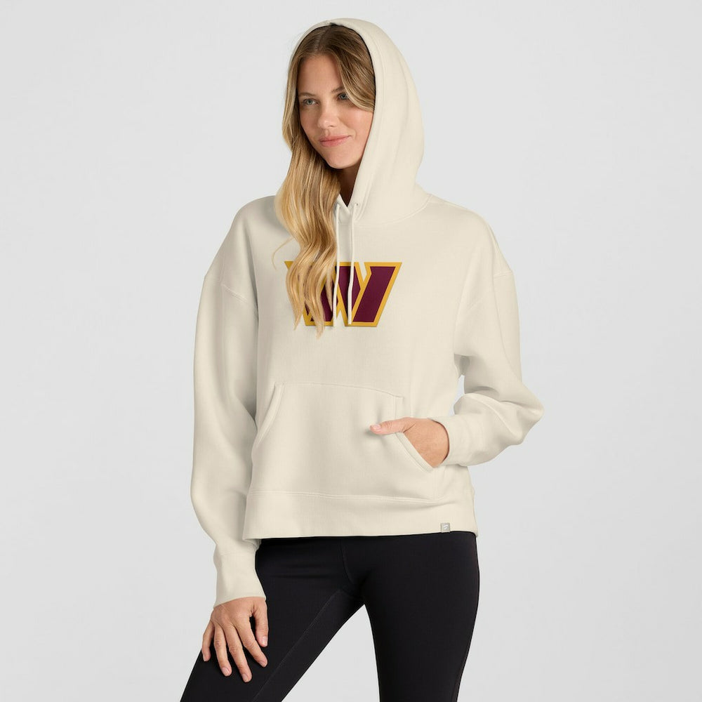 Washington Commanders Women's Dove Legacy Pullover Hoodie Cream