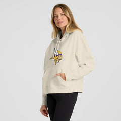 Minnesota Vikings Women's Dove Legacy Pullover Hoodie Cream