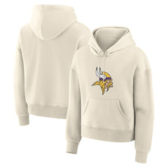 Minnesota Vikings Women's Dove Legacy Pullover Hoodie Cream