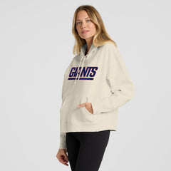 New York Giants Women's Dove Legacy Pullover Hoodie Cream