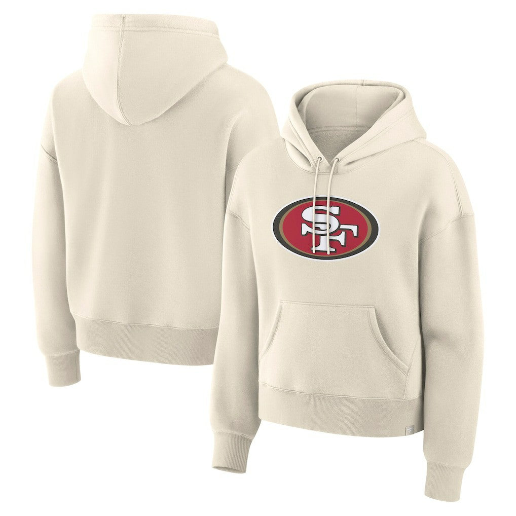 San Francisco 49ers Women's Dove Legacy Pullover Hoodie Cream