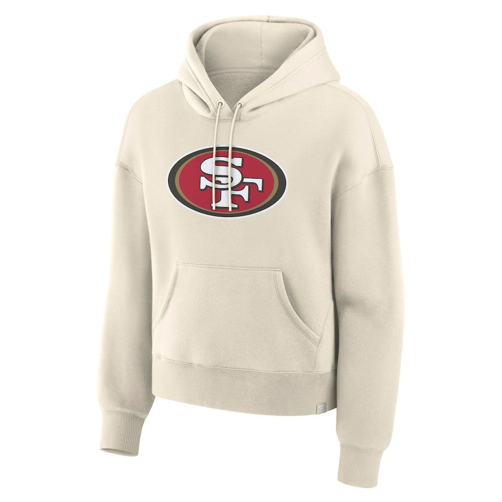 San Francisco 49ers Women's Dove Legacy Pullover Hoodie Cream