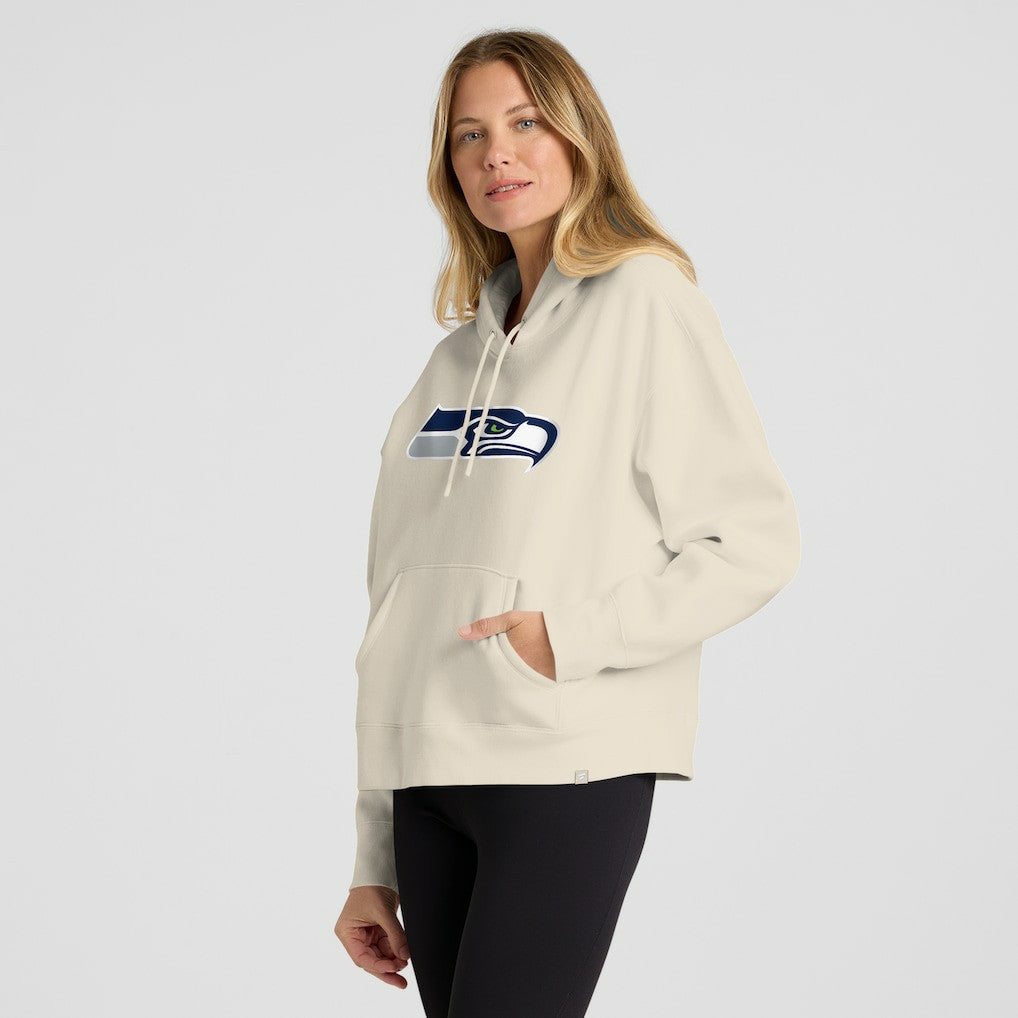 Seattle Seahawks Women's Dove Legacy Pullover Hoodie Cream