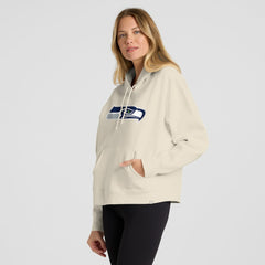 Seattle Seahawks Women's Dove Legacy Pullover Hoodie Cream
