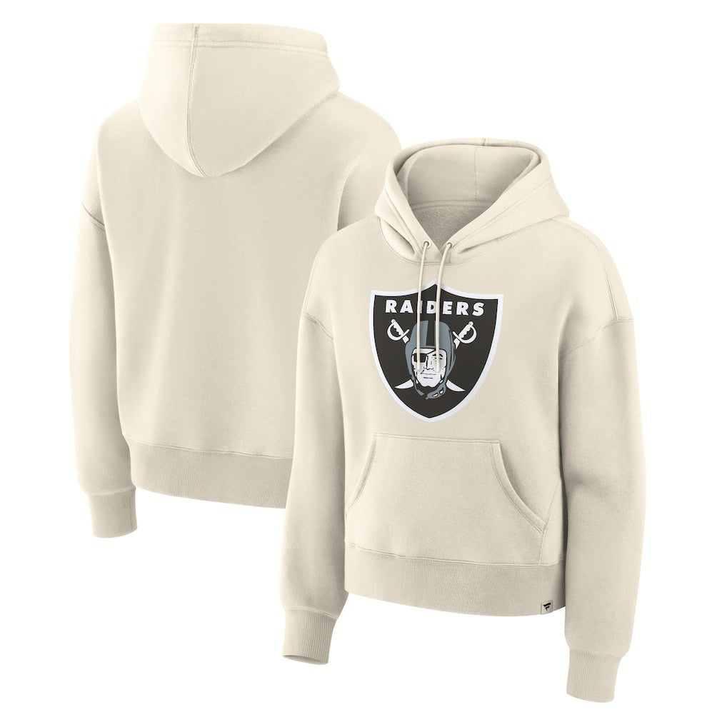 Las Vegas Raiders Women's Dove Legacy Pullover Hoodie Cream