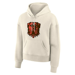 Cleveland Browns Women's Dove Legacy Pullover Hoodie Cream