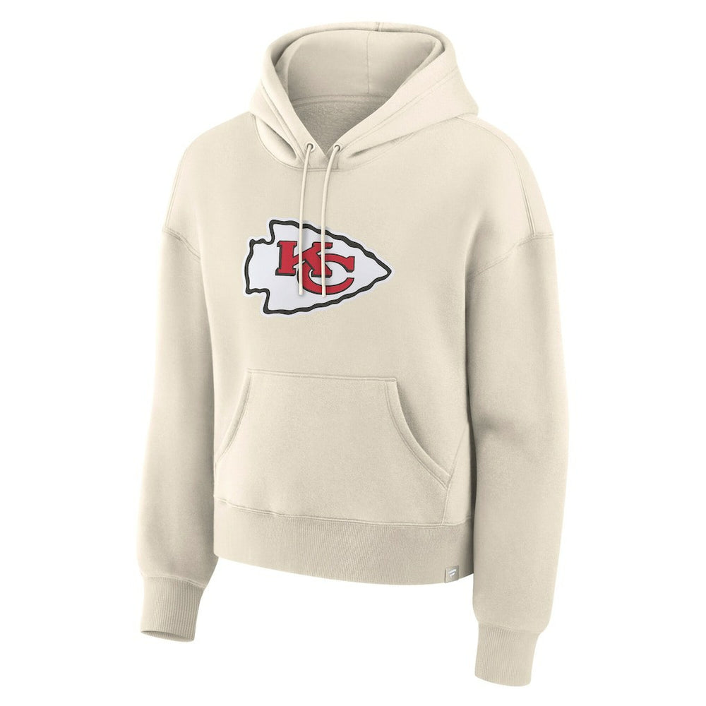 Kansas City Chiefs Women's Dove Legacy Pullover Hoodie Cream
