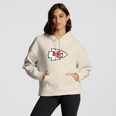 Kansas City Chiefs Women's Dove Legacy Pullover Hoodie Cream