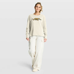 Jacksonville Jaguars Women's Dove Legacy Long Sleeve T-Shirt Cream