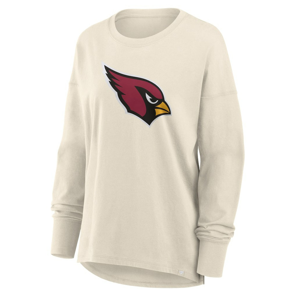 Arizona Cardinals Women's Dove Legacy Long Sleeve T-Shirt Cream