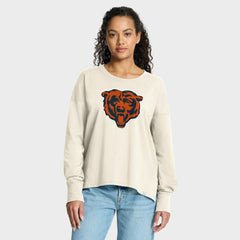 Chicago Bears Women's Dove Legacy Long Sleeve T-Shirt Cream