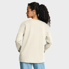 Chicago Bears Women's Dove Legacy Long Sleeve T-Shirt Cream
