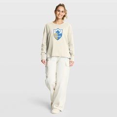 Los Angeles Chargers Women's Dove Legacy Long Sleeve T-Shirt Cream