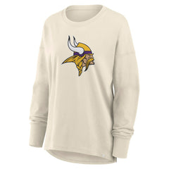 Minnesota Vikings Women's Dove Legacy Long Sleeve T-Shirt Cream