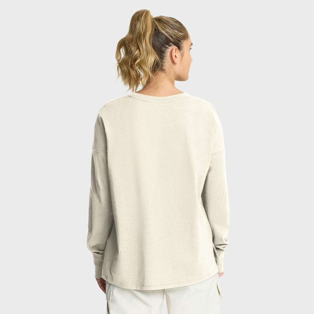 Tampa Bay Buccaneers Women's Dove Legacy Long Sleeve T-Shirt Cream