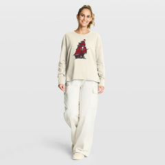 Tampa Bay Buccaneers Women's Dove Legacy Long Sleeve T-Shirt Cream