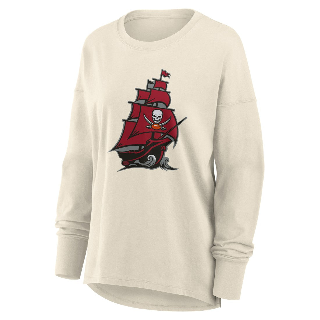 Tampa Bay Buccaneers Women's Dove Legacy Long Sleeve T-Shirt Cream