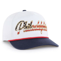 Philadelphia Phillies '47 Patriotic Overhand Hitch Adjustable Hat - White Hats