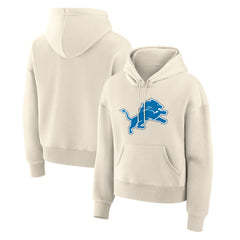 Detroit Lions Women's Dove Legacy Pullover Hoodie Cream