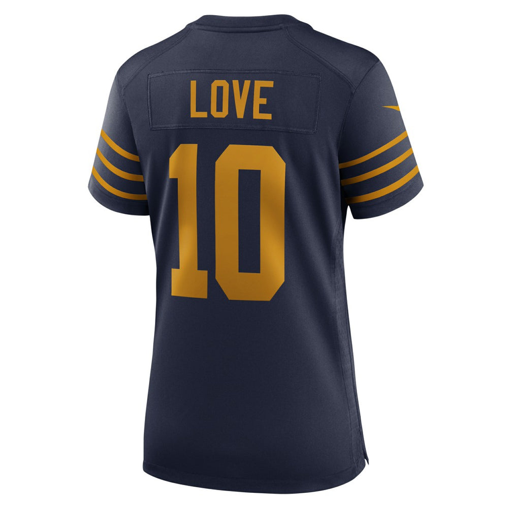 Jordan Love Green Bay Packers Women's The 1923 Classic Game Jersey Navy