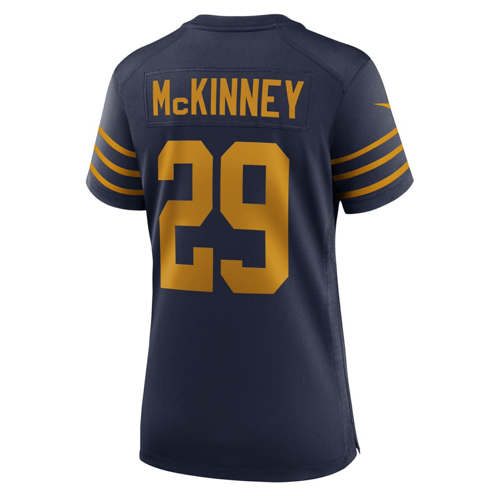 Xavier McKinney Green Bay Packers Women's The 1923 Classic Game Jersey Navy