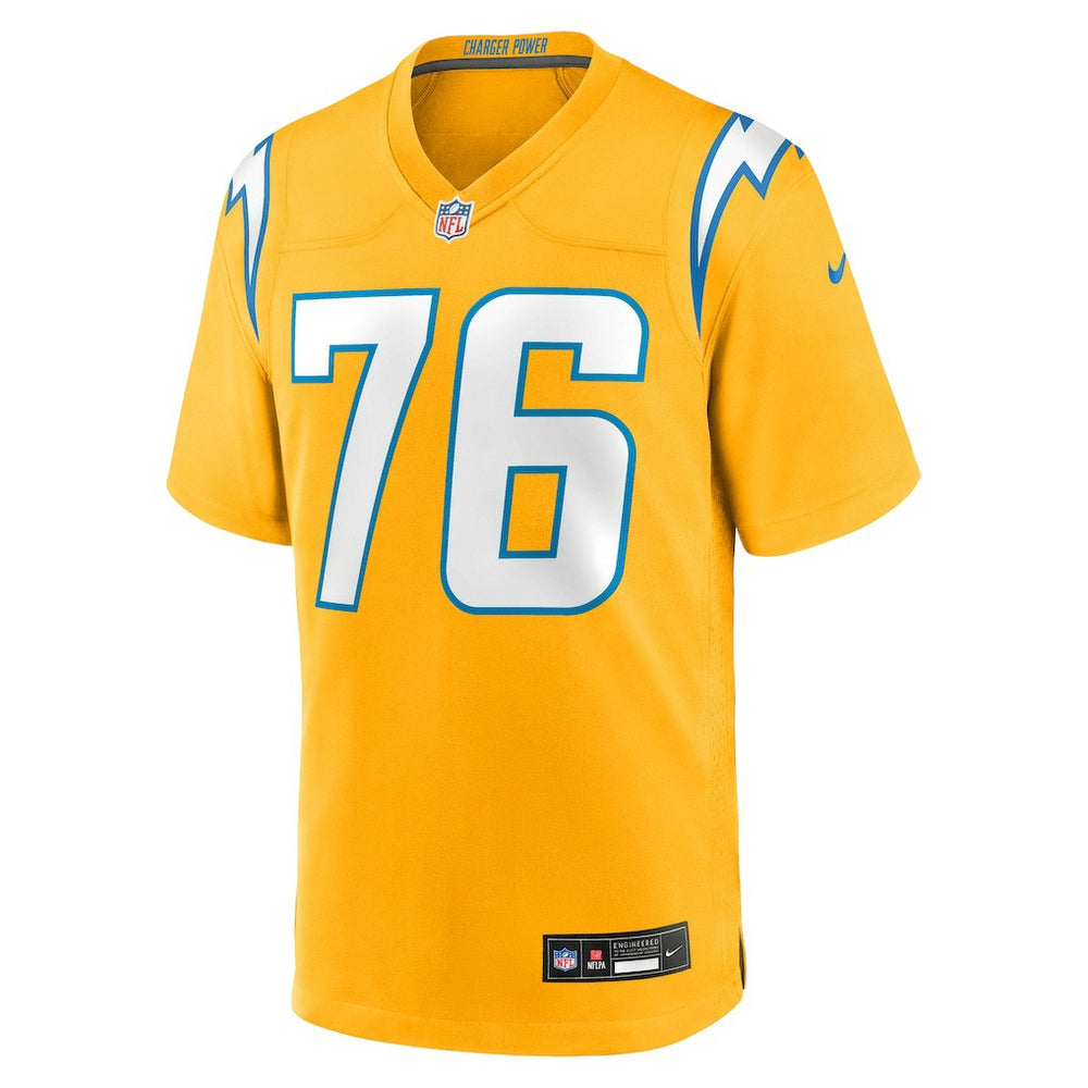 Joe Alt Los Angeles Chargers Alternate Charger Power Game Player Jersey Gold