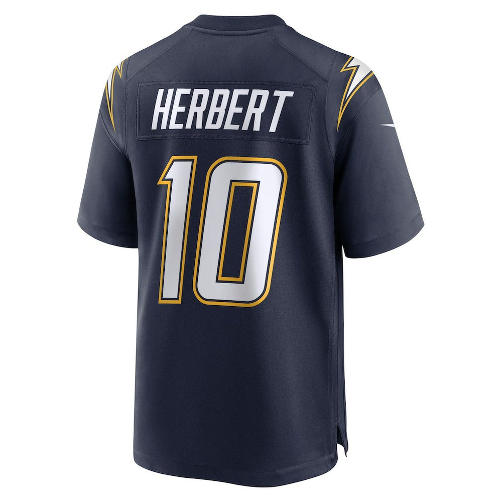 Justin Herbert Los Angeles Chargers Alternate Super Chargers Game Player Jersey Navy