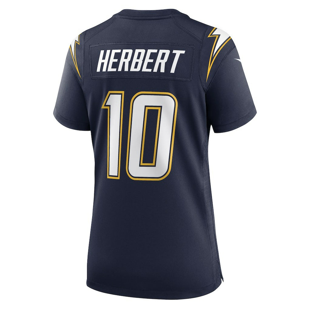 Justin Herbert Los Angeles Chargers Women's Alternate Super Chargers Game Jersey Navy