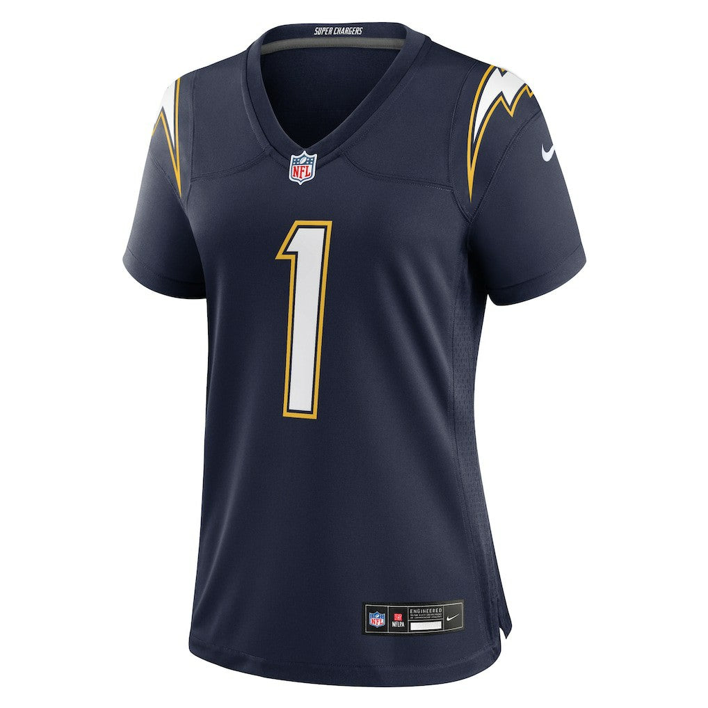 Quentin Johnston Los Angeles Chargers Women's Alternate Super Chargers Game Jersey Navy