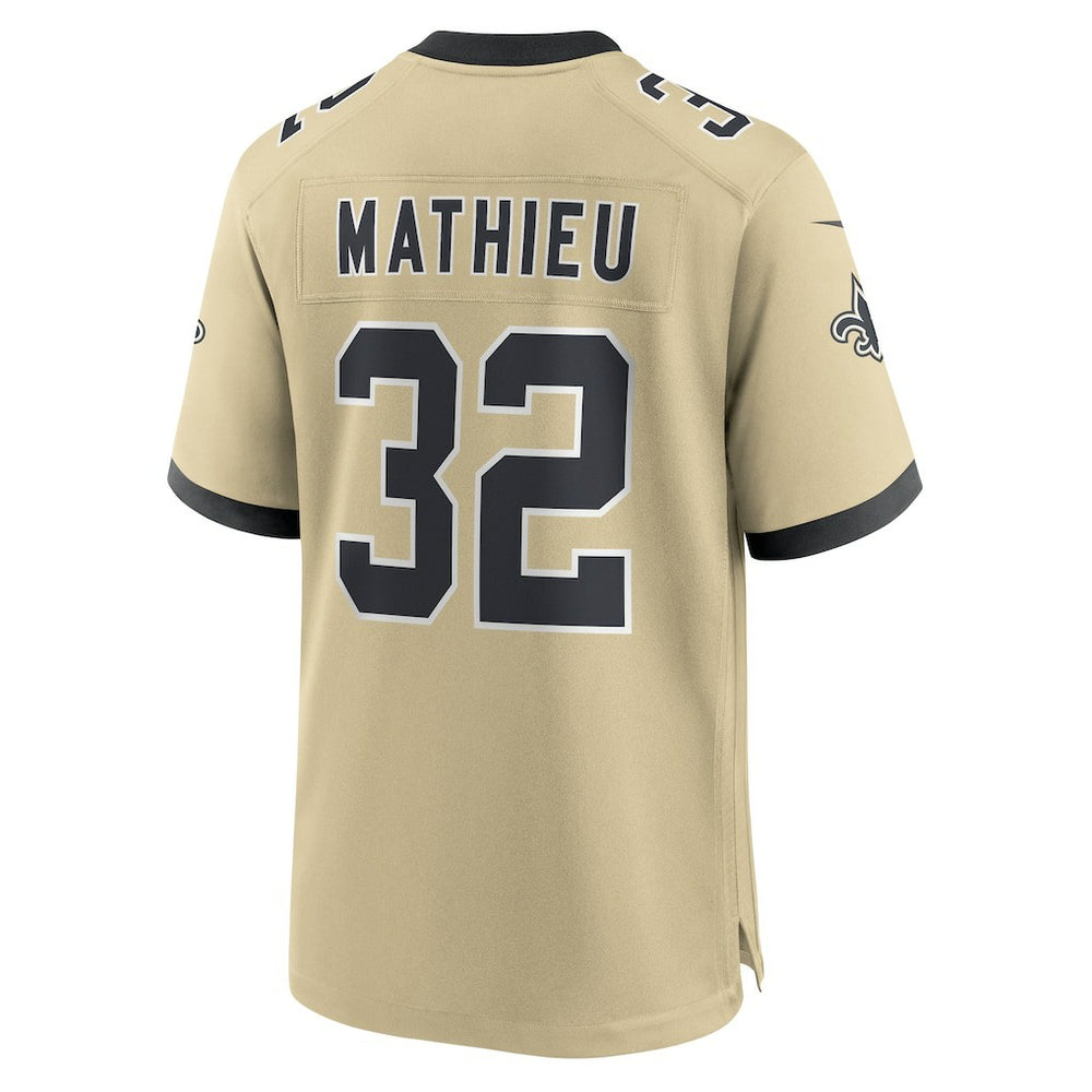 Tyrann Mathieu New Orleans Saints Gameday Golds Alternate Game Player Jersey Gold