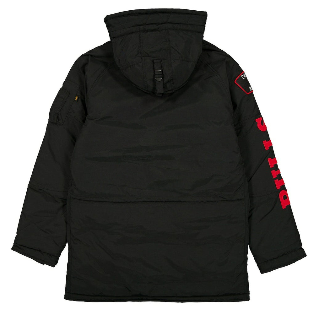 Chicago Bulls x Alpha Industries Altitude Mod Full-Snap Parka Black