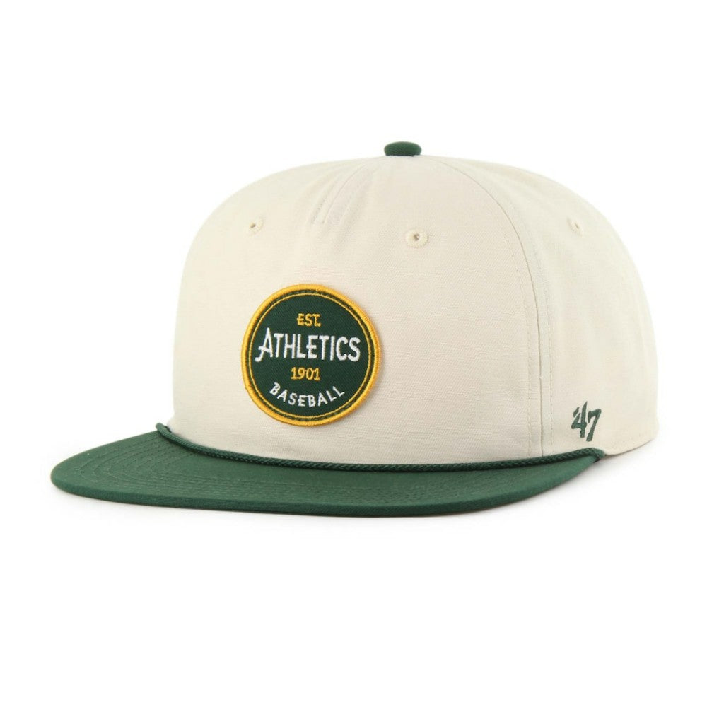 Athletics '47 Payson Captain Adjustable Hat - Cream Hats
