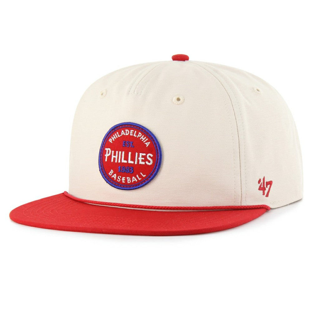 Philadelphia Phillies '47 Payson Captain Snapback Hat - Natural Hats