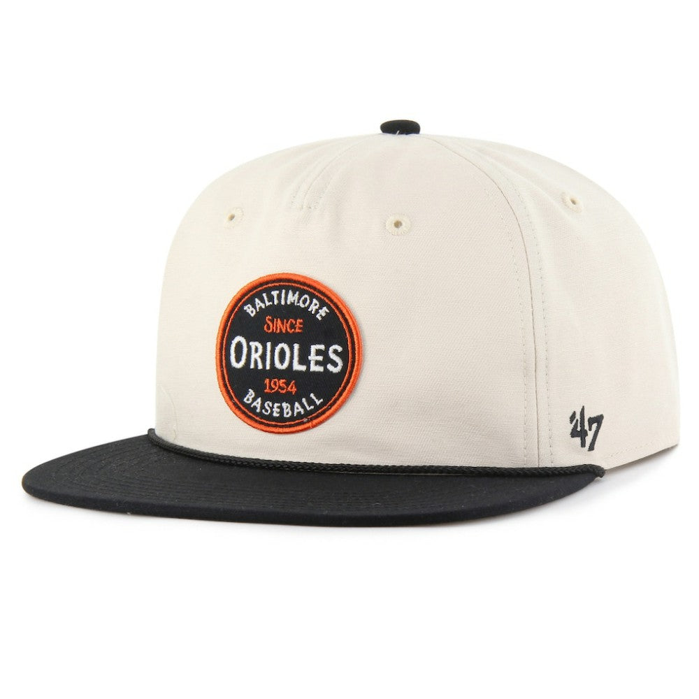 Baltimore Orioles '47 Payson Captain Snapback Hat - Natural Hats