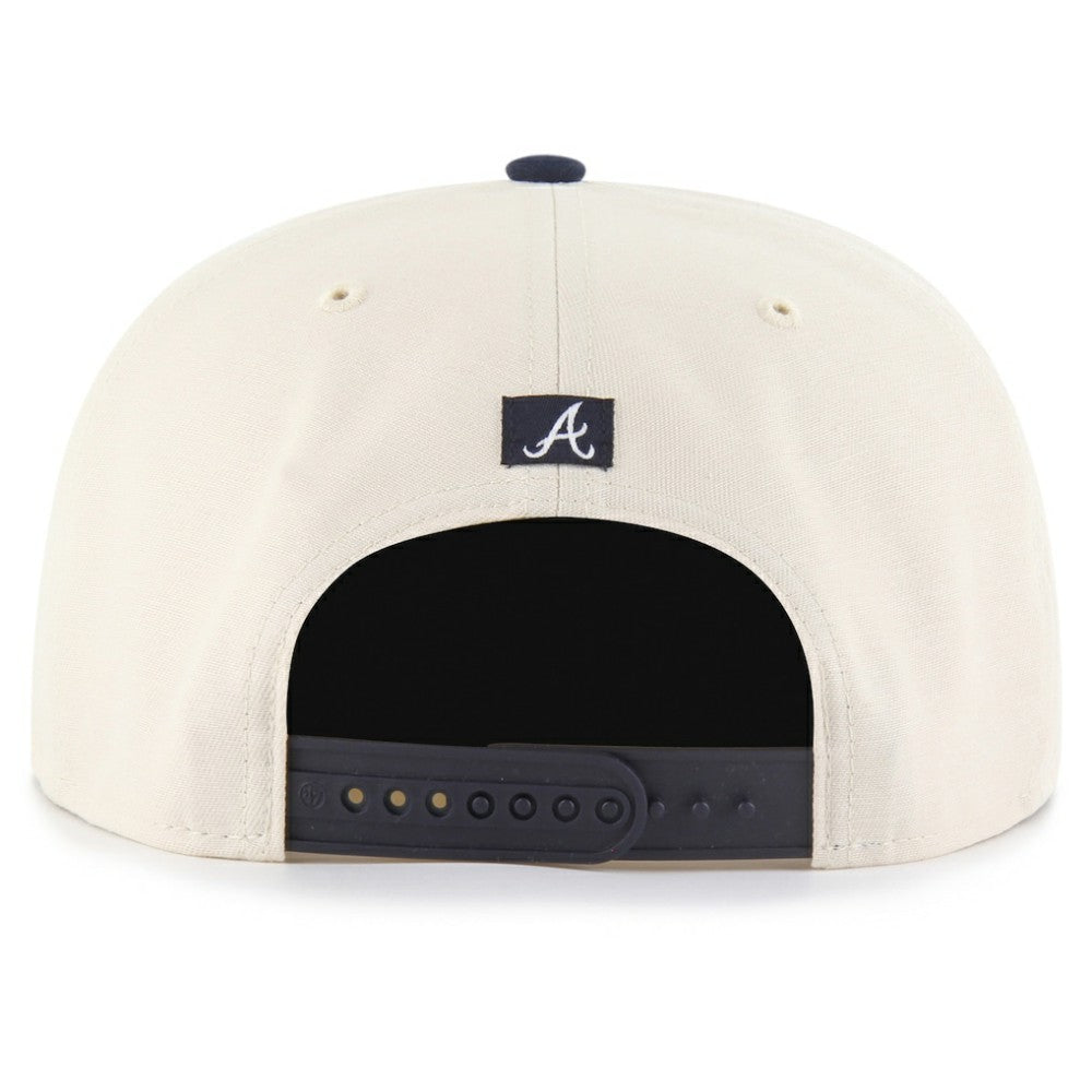 Atlanta Braves '47 Payson Captain Adjustable Hat - Natural Hats