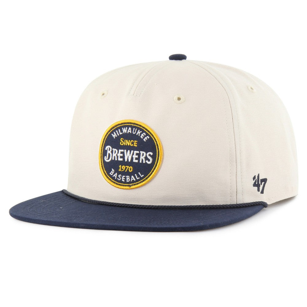 Milwaukee Brewers '47 Payson Captain Adjustable Hat - Natural Hats
