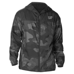 Brooklyn Nets Camo Flash Challenger Windbreaker Full-Zip Jacket Black