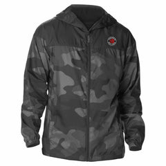 Toronto Raptors Camo Flash Challenger Windbreaker Full-Zip Jacket Black