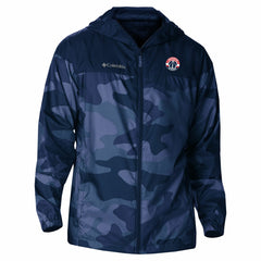 Washington Wizards Camo Flash Challenger Windbreaker Full-Zip Jacket Navy