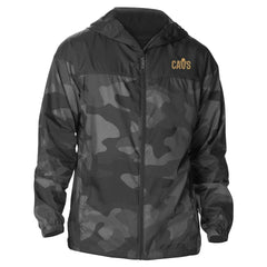 Cleveland Cavaliers Camo Flash Challenger Windbreaker Full-Zip Jacket Black