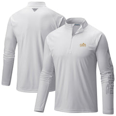 Cleveland Cavaliers Terminal Tackle Raglan Omni-Shade Quarter-Zip Jacket White