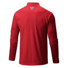 Toronto Raptors Terminal Tackle Raglan Omni-Shade Quarter-Zip Jacket Red