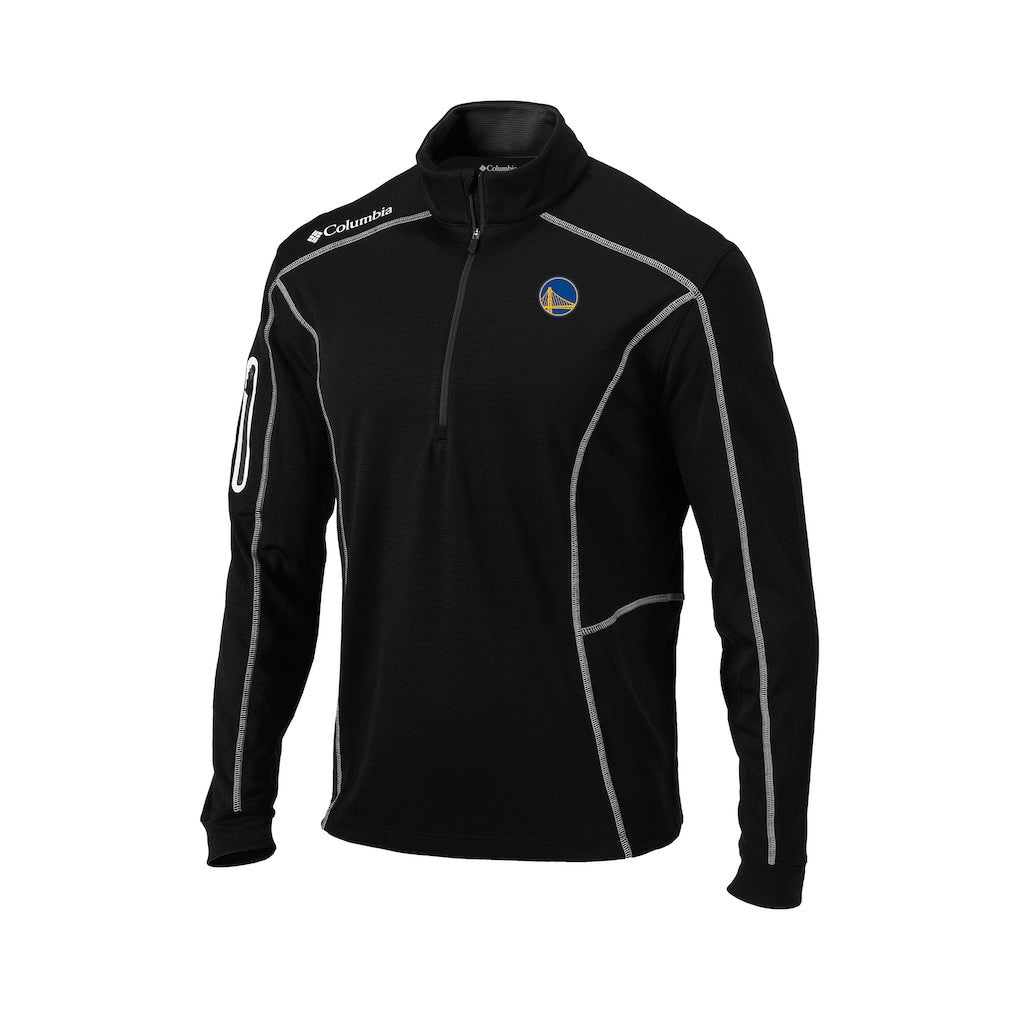Golden State Warriors Omni-Wick Shotgun Quarter-Zip Pullover Black