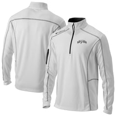 San Antonio Spurs Omni-Wick Shotgun Quarter-Zip Pullover White