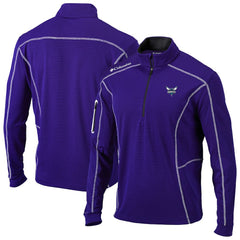 Charlotte Hornets Omni-Wick Shotgun Quarter-Zip Pullover Purple