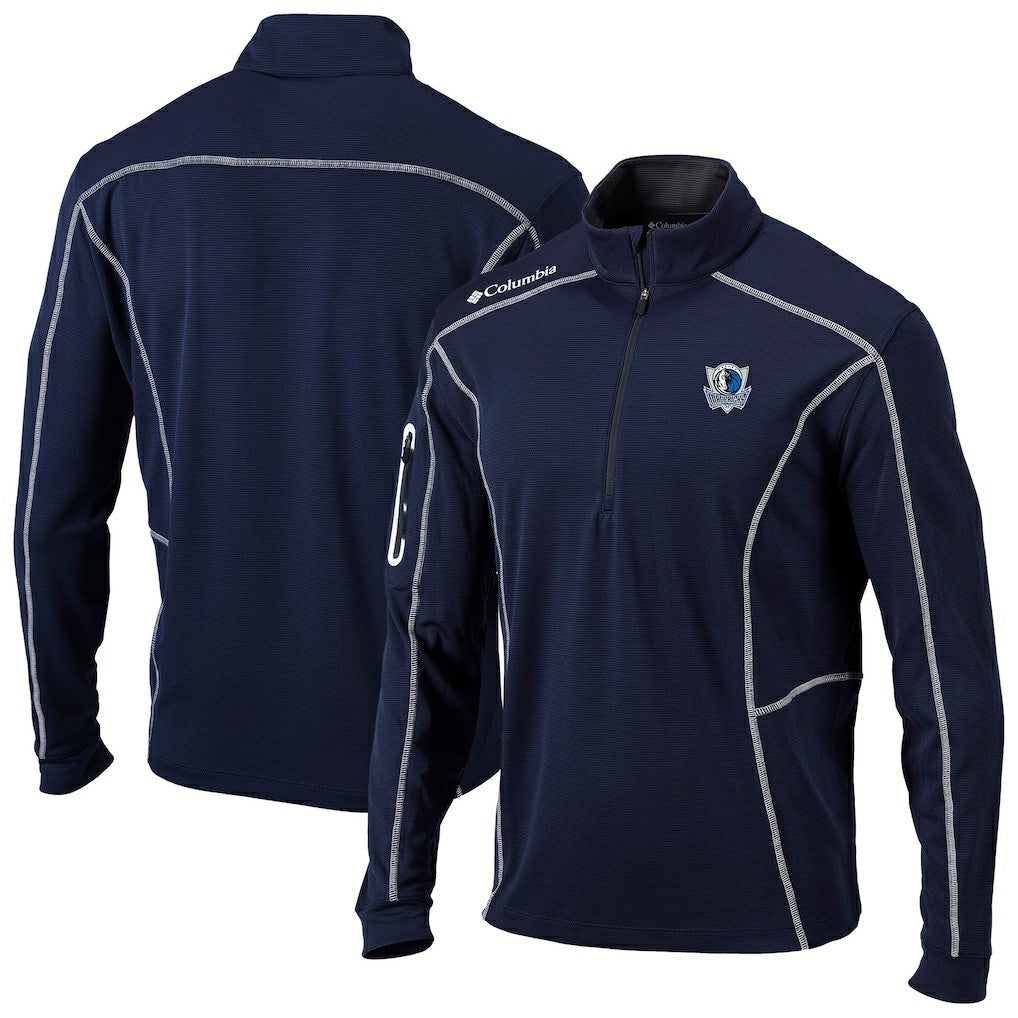 Dallas Mavericks Omni-Wick Shotgun Quarter-Zip Pullover Navy